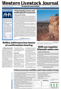 Western Livestock Journal cover, February 03, 2025