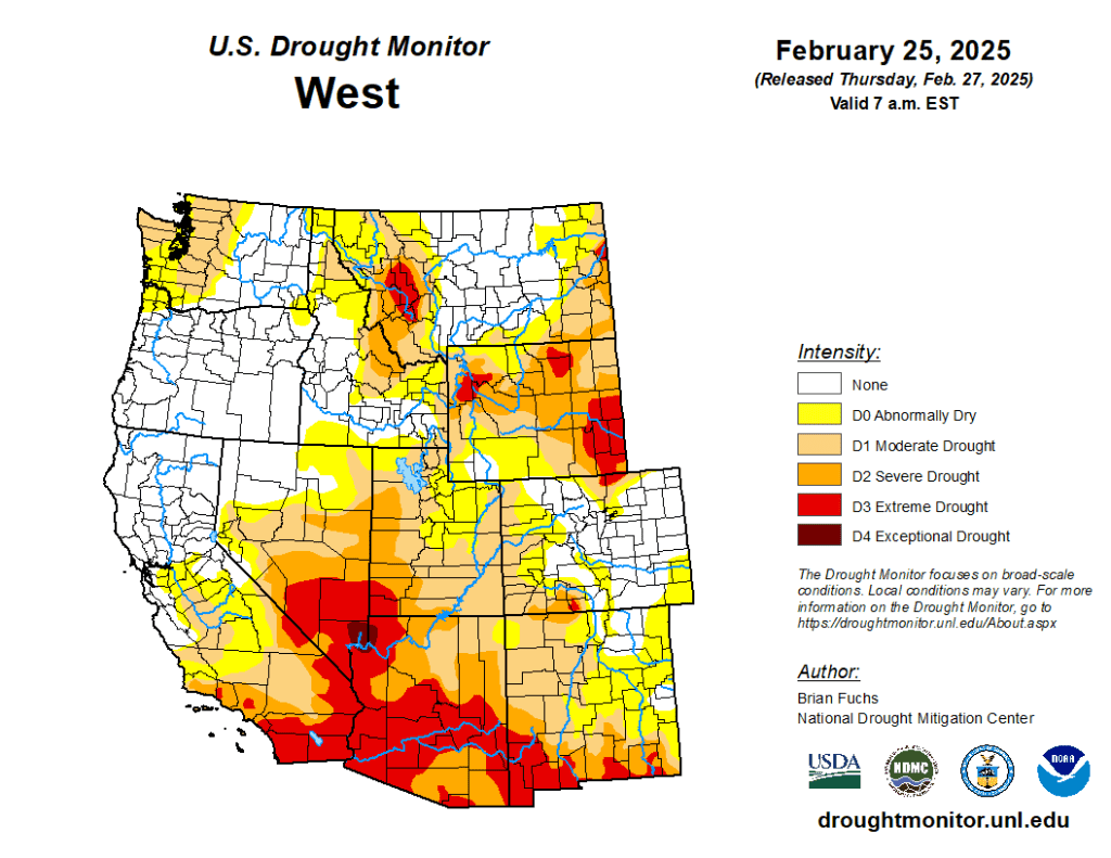 Weekly Drought Report: Feb. 20-26 | Western Livestock Journal