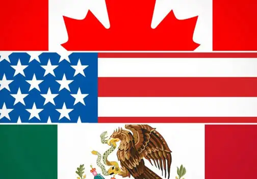 NAFTA Flag - Presentation: Masthead