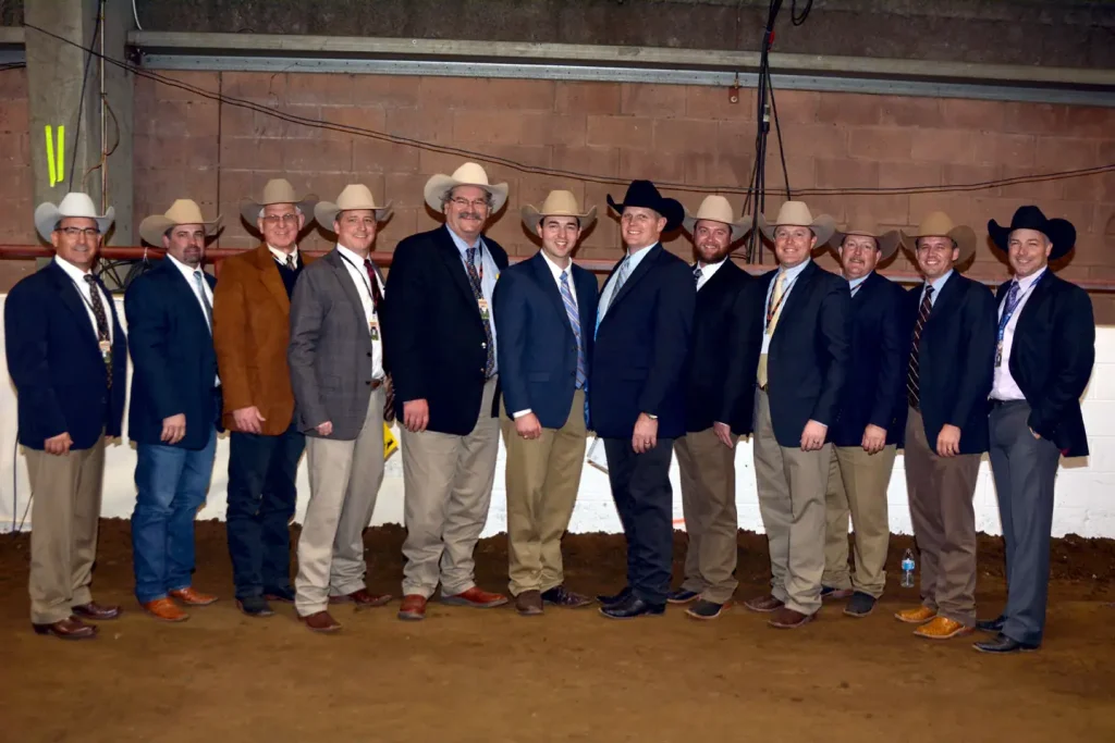 The 2018 Red Bluff Bull and Gelding Sale ringmen team
