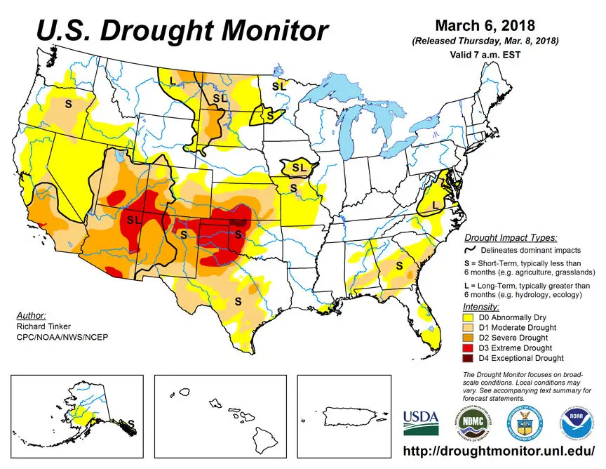 Western drought intensifying