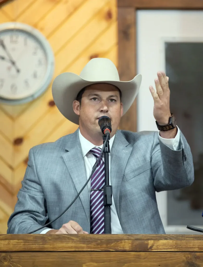 The 2018 World Livestock Auctioneer Champion was named June 9 with Jared Miller of Leon