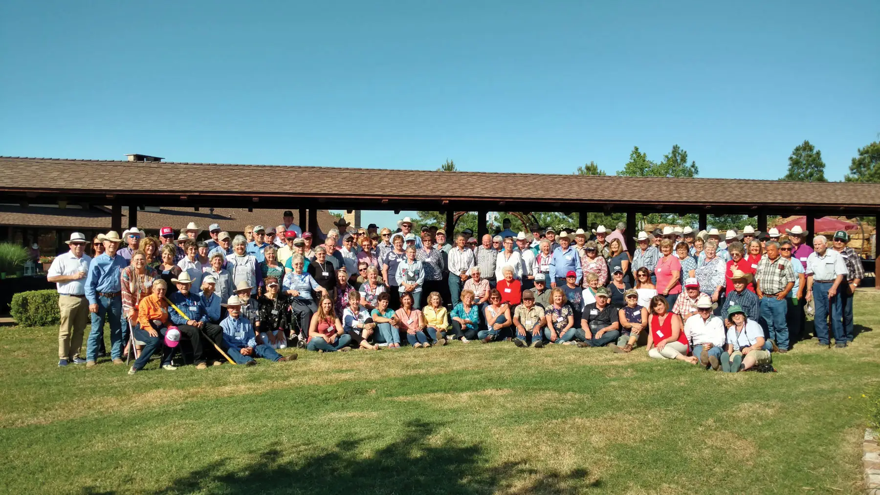 Tour members view variety