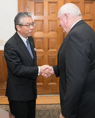 Agriculture Secretary Sonny Perdue welcomes Japan’s new Ambassador to the United States