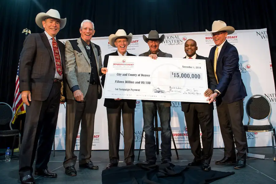 The leadership of the “Honoring the Legacy” capital campaign committee present Denver
