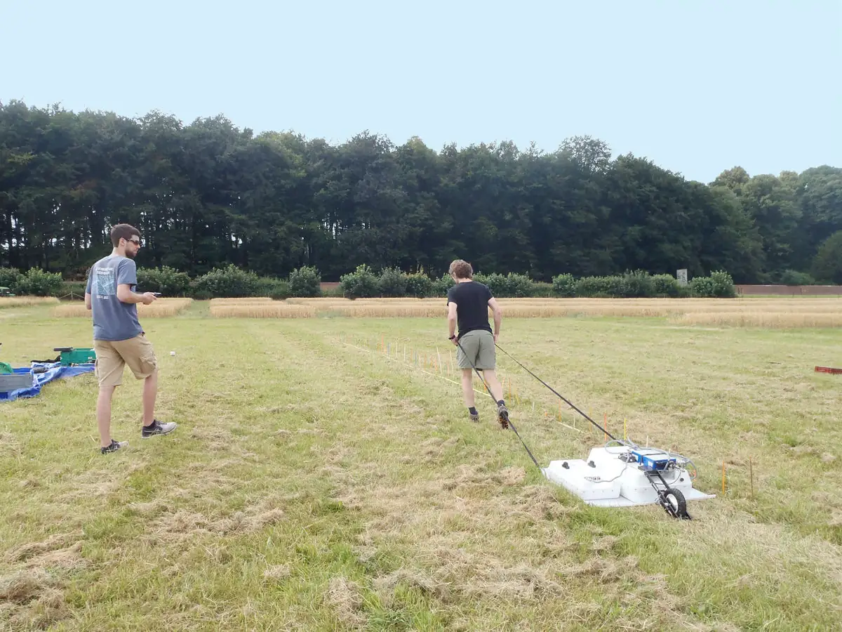 Penetrating the soil’s surface with radar