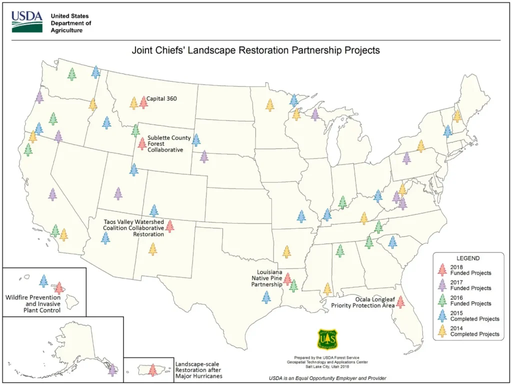 USDA investing in wildfire mitigation and water quality projects