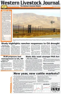 Western Livestock Journal cover, January 03, 2022