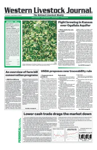 Western Livestock Journal cover, January 23, 2023