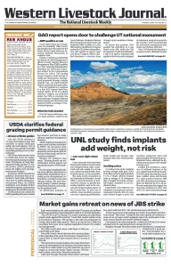 Western Livestock Journal cover, February 09, 2026