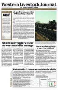Western Livestock Journal cover, February 16, 2026