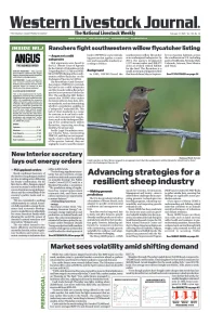 Western Livestock Journal cover, February 17, 2025
