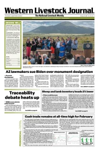 Western Livestock Journal cover, February 19, 2024