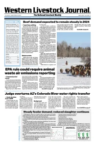 Western Livestock Journal cover, March 04, 2024