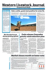 Western Livestock Journal cover, April 01, 2024