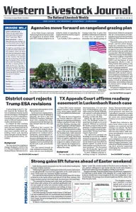 Western Livestock Journal cover, April 06, 2026