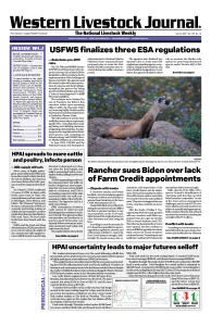 Western Livestock Journal cover, April 08, 2024