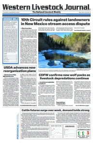 Western Livestock Journal cover, May 04, 2026