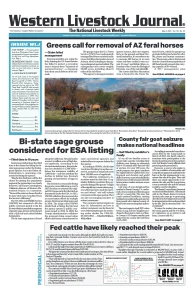 Western Livestock Journal cover, May 08, 2023