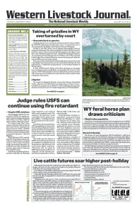 Western Livestock Journal cover, June 05, 2023