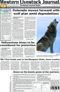 Western Livestock Journal cover, June 13, 2022