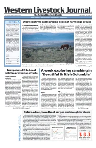 Western Livestock Journal cover, June 23, 2025