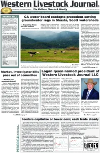 Western Livestock Journal cover, June 27, 2022