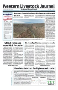 Western Livestock Journal cover, July 01, 2024
