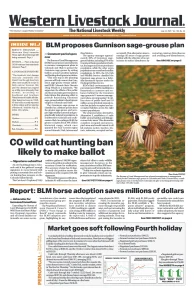 Western Livestock Journal cover, July 15, 2024