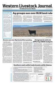 Western Livestock Journal cover, July 22, 2024