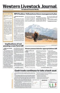 Western Livestock Journal cover, August 05, 2024