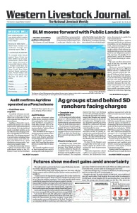 Western Livestock Journal cover, August 19, 2024