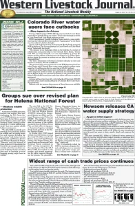 Western Livestock Journal cover, August 22, 2022