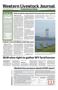 Western Livestock Journal cover, August 26, 2024