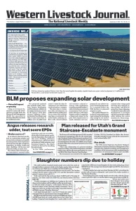 Western Livestock Journal cover, September 09, 2024