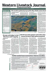 Western Livestock Journal cover, October 09, 2023