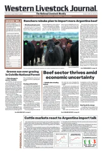 Western Livestock Journal cover, October 27, 2025