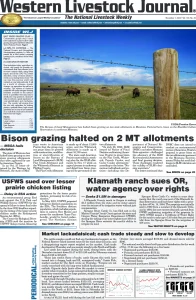 Western Livestock Journal cover, November 07, 2022