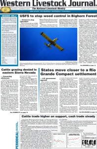 Western Livestock Journal cover, November 14, 2022