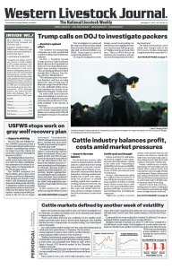 Western Livestock Journal cover, November 17, 2025