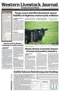 Western Livestock Journal cover, December 08, 2025