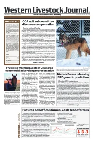 Western Livestock Journal cover, December 11, 2023