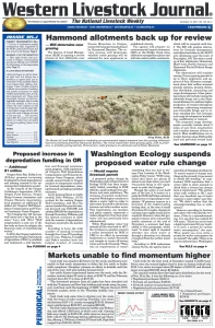 Western Livestock Journal cover, December 13, 2021