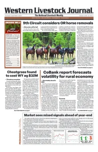 Western Livestock Journal cover, December 23, 2024