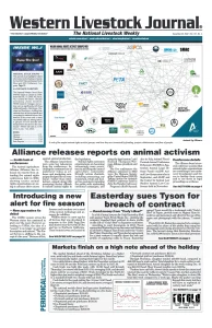 Western Livestock Journal cover, December 26, 2022