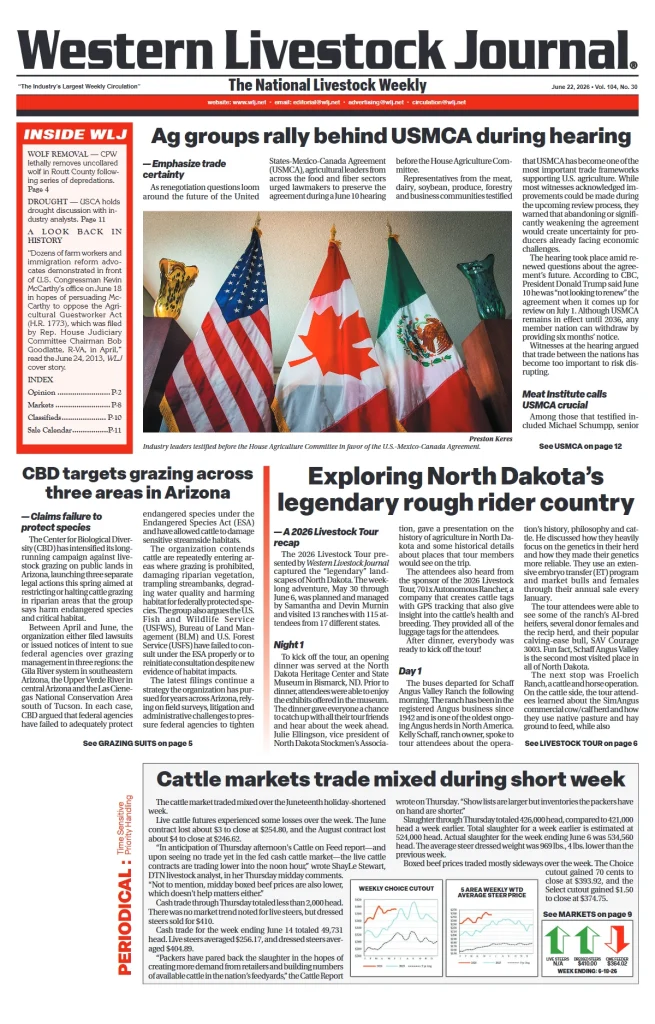 Western Livestock Journal – June 22, 2026